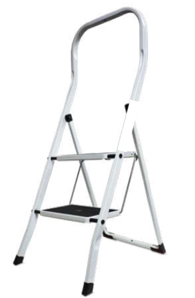 EYNO Ladder 150kg Steel kitchen Home 2 treden