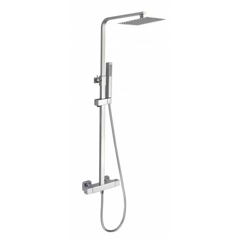 Inter Ceramic Doucheset chrome met thermostatische kraan ICT6222C