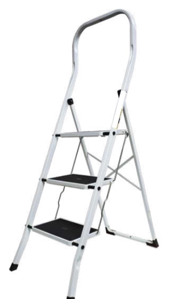 [EYNO 150 KG - KITCHEN HOME] EYNO Ladder 150kg Steel Kitchen Home 3 treden