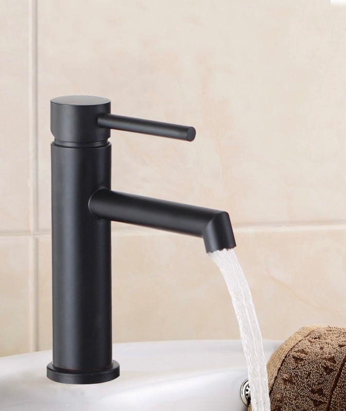 Inter Ceramic Wastafelkraan Mat BLACK ICF 1007001B