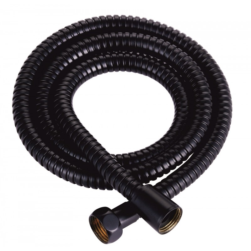 Inter Ceramic Doucheslang Mat BLACK ICD 120MB