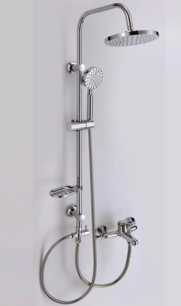 Inter Ceramic Opbouw doucheset Chrome met badkraan "EYNO"    ICT- 6641