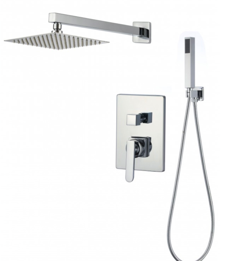 Inter Ceramic Inbouwkraan Chrome vierkant "JELI" ICT-5546154