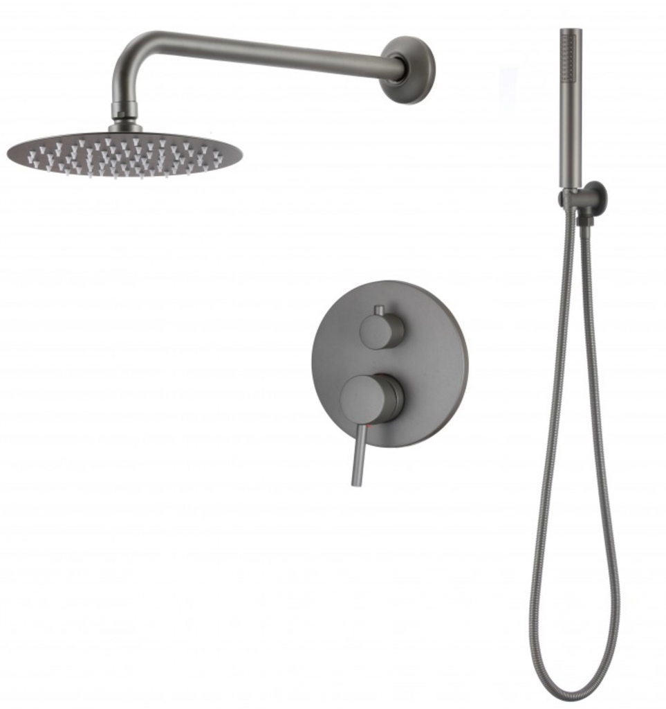 Inter Ceramic Inbouwkraan BLACK Rond "NOYI" ICT-5545372GG