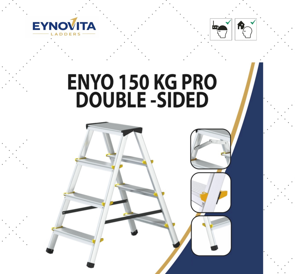 EYNO Ladder 150kg PRO ALU Double-sided 2x7
