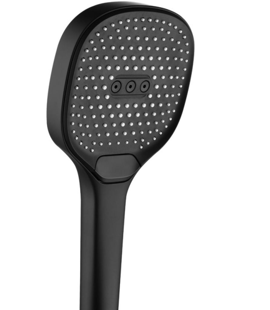 Inter Ceramic Hand Shower Mat Black 3 standen ICH 7534